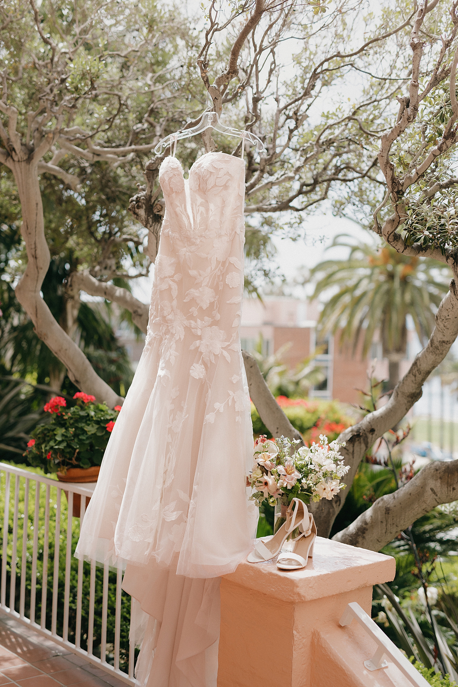 La Valencia Hotel Wedding Dress