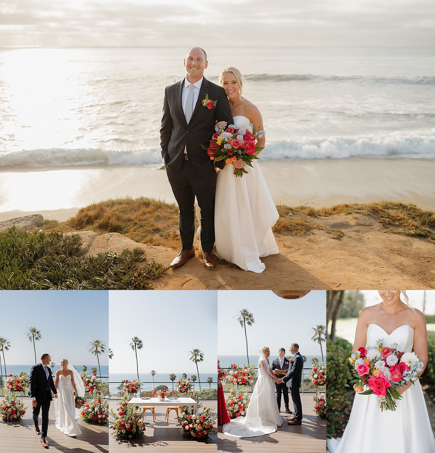 La Jolla Cove Rooftop Wedding