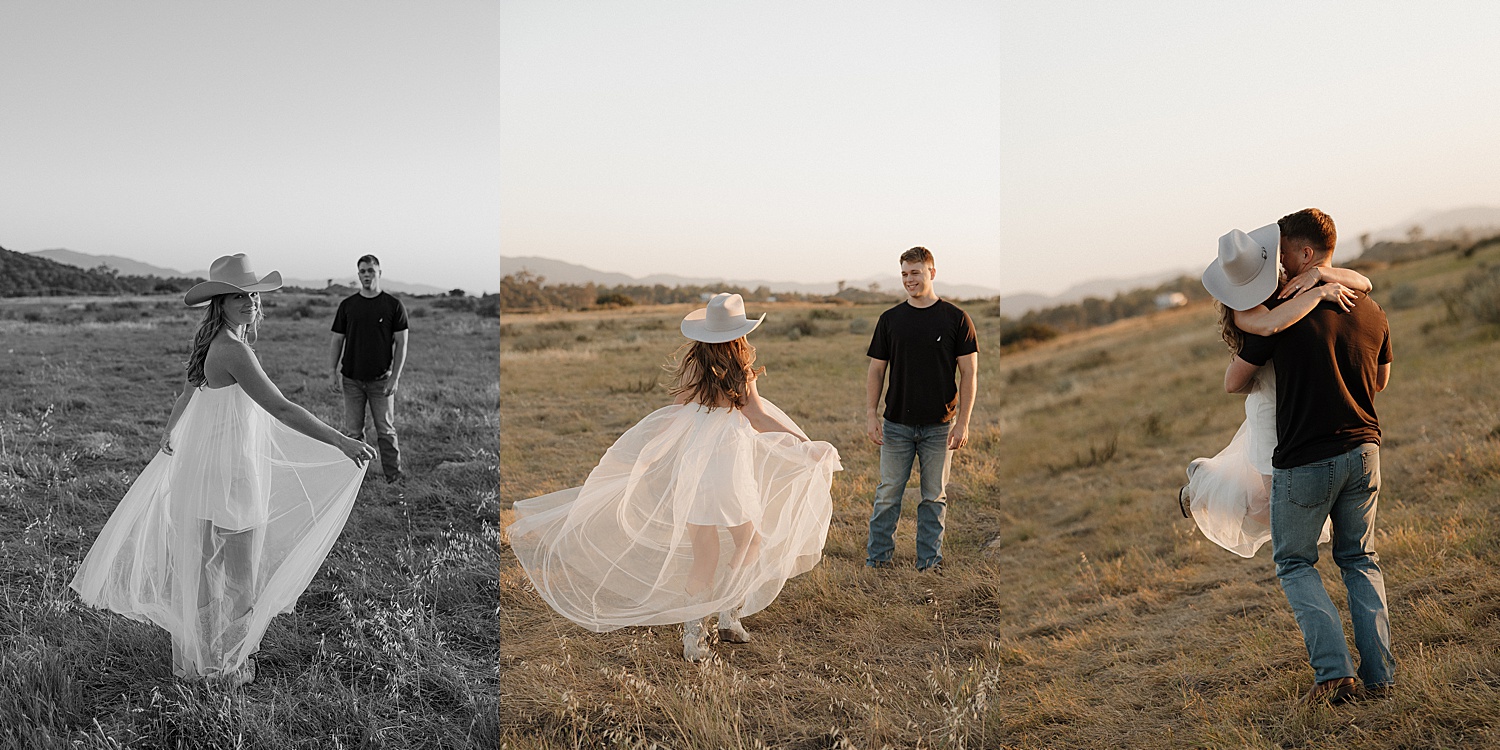 San Diego Countryside Engagement Photos